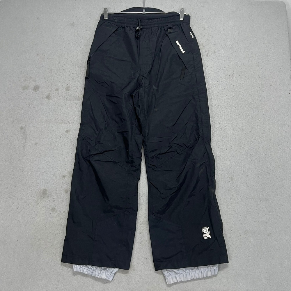 Vintage Helly Hansen Helly-Tech Ski Pants Mens Small Black Waterproof Snow Pants